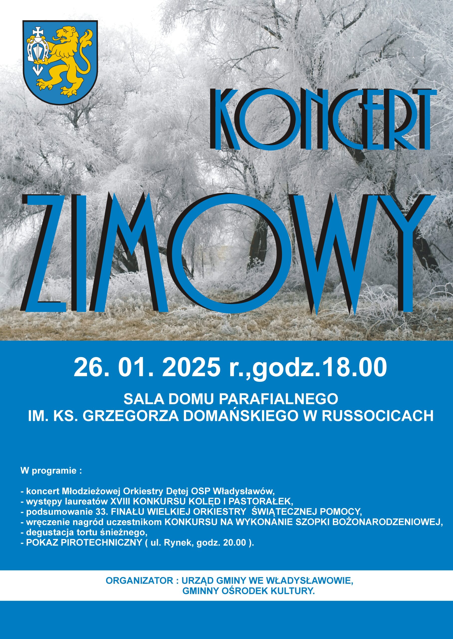 Koncert Zimowy - zapraszamy