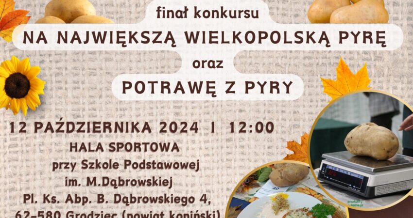 Konkurs na największą wielkopolska pyrę i potrawę z pyry