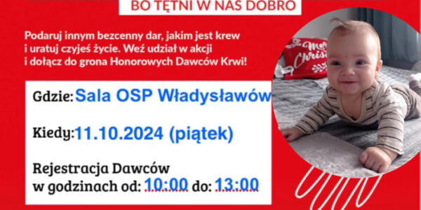 Zbieramy krew dla Stasia Jabłońskiego